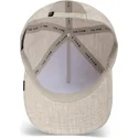 beige-snapback-kappe-mit-gebogenem-schirm-bandit-coyote-cloth-rugged-comfort-the-farm-von-goorin-bros