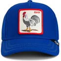 casquette-courbee-bleue-snapback-coq-cock-rooster-field-100-the-farm-goorin-bros