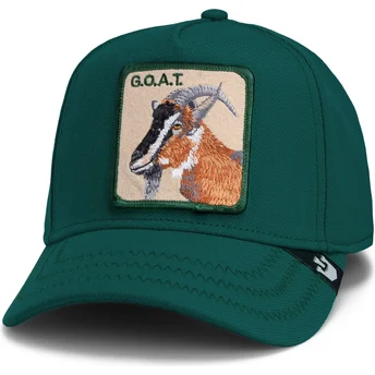 Grön böjd snapback-keps get G.O.A.T. Greatest Field 100 The Farm från Goorin Bros.