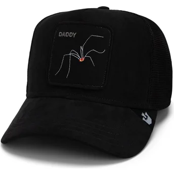 Καπέλο trucker μαύρο αράχνη Daddy The Suede Spider Global...
