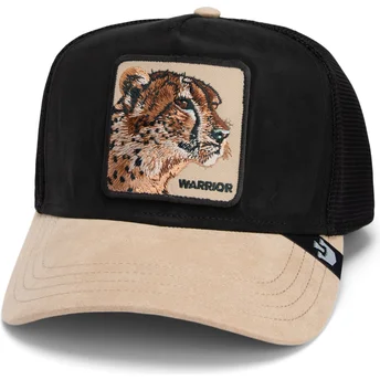 Καπέλο Trucker Μαύρο και Μπεζ Γκεπάρδο Warrior The Suede...