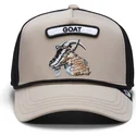 casquette-trucker-beige-et-noire-chevre-gb2-goat-the-rocker-the-farm-goorin-bros