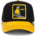 svart-och-gul-trucker-keps-papegoja-the-rowdy-bird-fab-farm-fran-goorin-bros