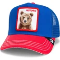 casquette-trucker-bleue-et-rouge-ours-the-historic-bear-fab-farm-goorin-bros