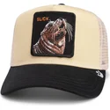 casquette-trucker-beige-et-noire-phoque-the-slick-seal-fab-farm-goorin-bros