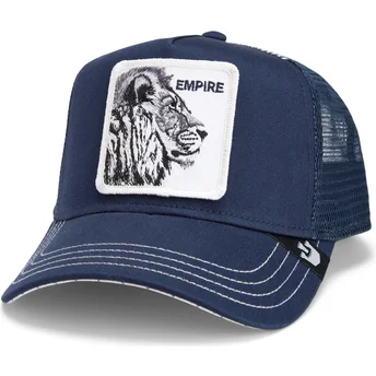 Casquette trucker bleue marine The Empire Lion Fab Farm Goorin Bros.