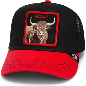 Καπέλο τράκερ μαύρο και κόκκινο αγελάδα The Goat Steer Fab Farm από Goorin Bros.