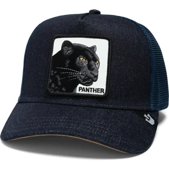 Καπέλο τράκερ μπλε ναυτικό πάνθηρας The Panther Global Core Denim The Farm από Goorin Bros.