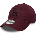 casquette-courbee-grenat-ajustable-9twenty-colour-pack-new-york-yankees-mlb-new-era