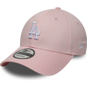 Ροζ καμπυλωτό ρυθμιζόμενο καπέλο 9FORTY Colour Pack Los Angeles Dodgers MLB της New Era