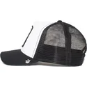 casquette-trucker-noire-et-blanche-zebre-extreme-the-farm-goorin-bros