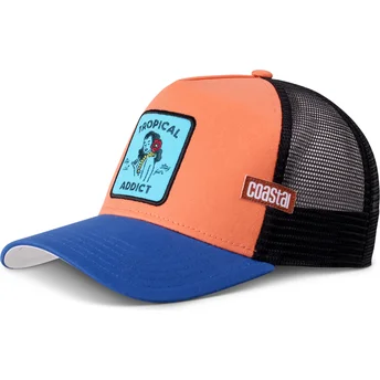 Καπέλο trucker πολύχρωμο Tropical Addict HFT της Coastal