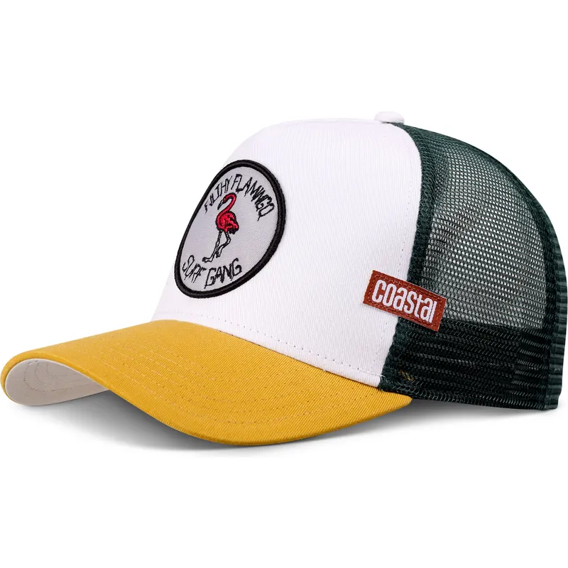 vit-och-gul-trucker-keps-filthy-flamingo-surf-gang-hft-fran-coastal