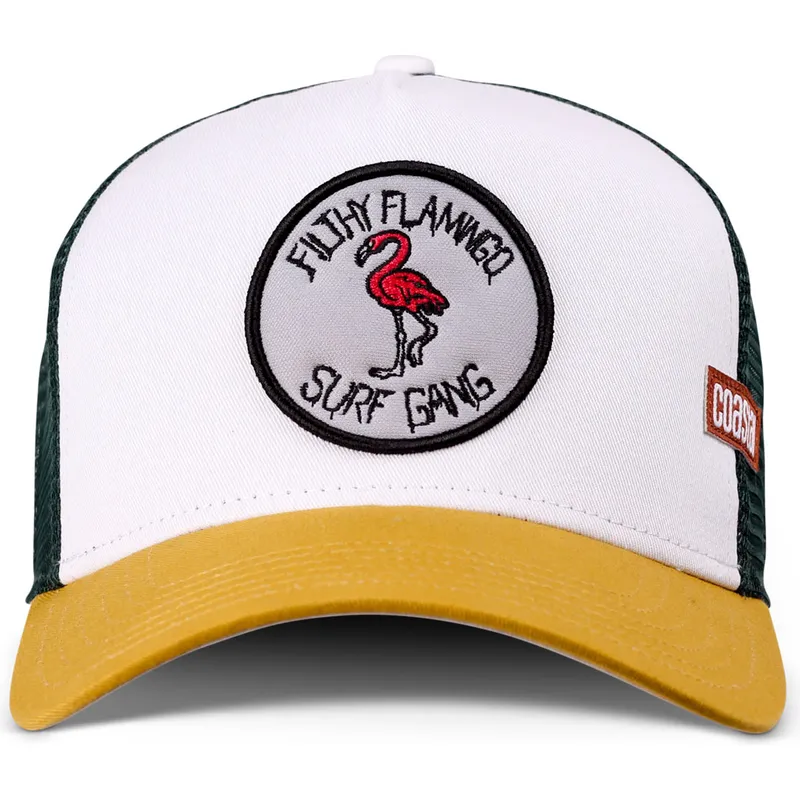 vit-och-gul-trucker-keps-filthy-flamingo-surf-gang-hft-fran-coastal