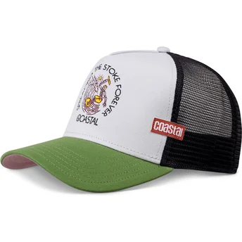 Γκρι και πράσινο καπέλο trucker Spreading The Stoke Forever HFT της Coastal