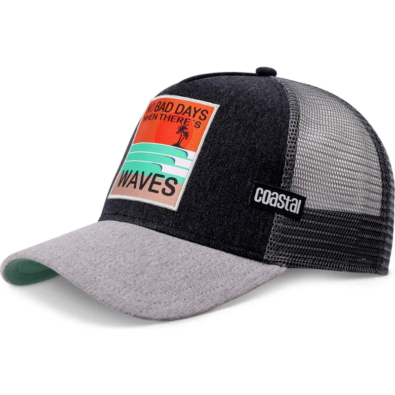 czapka-trucker-czarno-szara-no-bad-days-hft-coastal