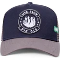 casquette-trucker-bleue-marine-et-grise-live-slow-die-old-hft-coastal