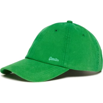 Zielona, regulowana czapka z daszkiem Vintage Embroidered Podium Green marki Superdry