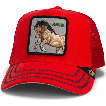 Καπέλο Τζόκεϊ Κόκκινο με Δίχτυ Goorin Bros. Horse Rebel The Wild West Core Canvas The Farm