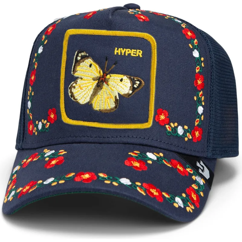 goorin-bros-butterfly-hyper-active-flora-fauna-the-farm-granatowa-czapka-trucker