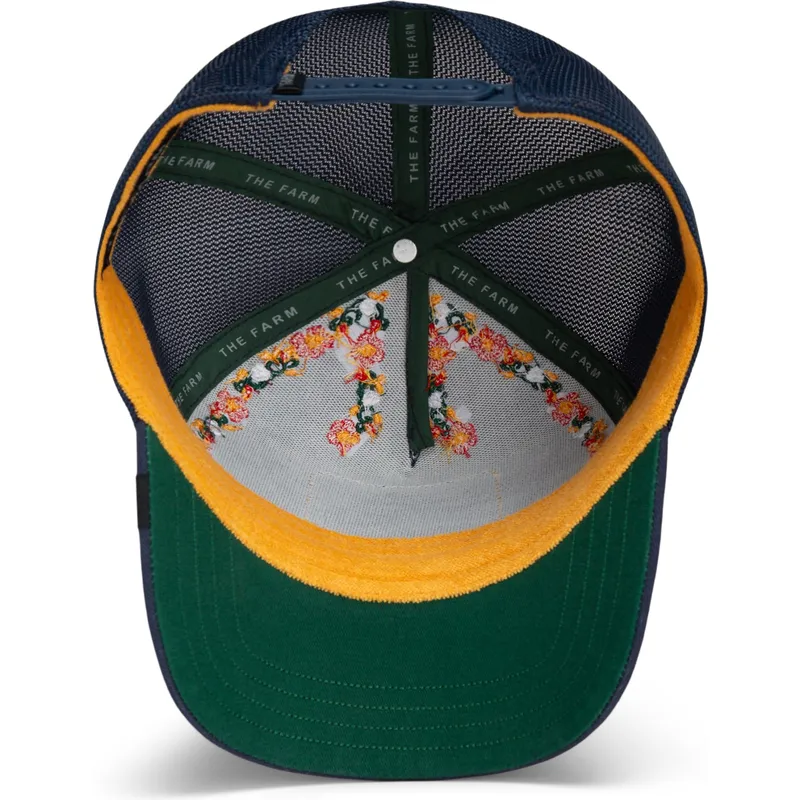 goorin-bros-schmetterling-hyper-aktive-flora-fauna-the-farm-navy-blau-trucker-hut