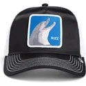 goorin-bros-dolphin-rizz-rizzky-bizznizz-great-escape-the-farm-svart-och-vit-truckerkeps