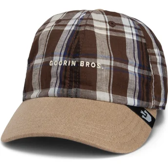 Goorin Bros. Gebogener Schirm Frag Deine Mutter Papa Cap Madras The Farm Braun Snapback Cap