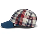 goorin-bros-curved-brim-raised-in-a-barn-papa-cap-madras-the-farm-marinbla-och-rod-snapback-keps