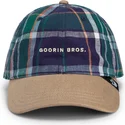 goorin-bros-bojd-skarm-hardly-working-papa-keps-madras-the-farm-marinbla-och-brun-snapback-keps