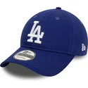 casquette-courbee-bleue-ajustable-9twenty-league-essential-los-angeles-dodgers-mlb-new-era