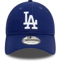 casquette-courbee-bleue-ajustable-9twenty-league-essential-los-angeles-dodgers-mlb-new-era