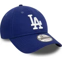 casquette-courbee-bleue-ajustable-9twenty-league-essential-los-angeles-dodgers-mlb-new-era