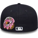 new-york-yankees-mlb-59fifty-food-icon-morkbla-justerbar-flat-keps-fran-new-era