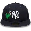 new-york-yankees-mlb-59fifty-food-icon-morkbla-justerbar-flat-keps-fran-new-era