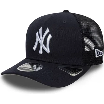 Keps trucker marinblå 9SEVENTY Stretch Snap New York Yankees MLB från New Era