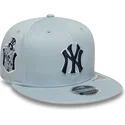 casquette-plate-bleue-snapback-avec-logo-bleu-marine-9fifty-original-fit-world-series-new-york-yankees-mlb-new-era