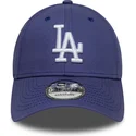 casquette-courbee-violette-ajustable-9forty-league-essential-los-angeles-dodgers-mlb-new-era
