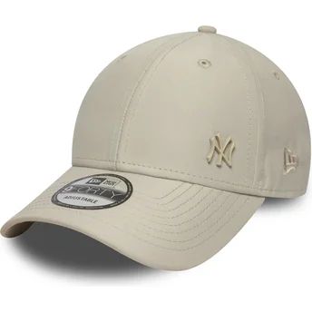 Casquette courbée beige ajustable 9FORTY Tonal Flawless New York Yankees MLB New Era