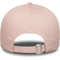 new-era-9forty-league-essential-rosa-justerbar-kurvkeps-for-kvinnor-med-vitt-new-york-yankees-mlb-logotyp