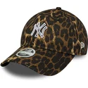 new-era-new-york-yankees-mlb-9twenty-outline-justerbar-leopardmonstrad-kurvkeps-for-dam