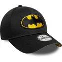 svart-justerbar-bojd-keps-for-barn-9forty-all-over-print-batman-dc-comics-fran-new-era