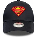 justerbar-morkbla-barnkeps-9forty-all-over-print-superman-dc-comics-fran-new-era