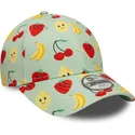 gron-justerbar-bojd-keps-for-barn-9forty-all-over-print-fruit-fran-new-era