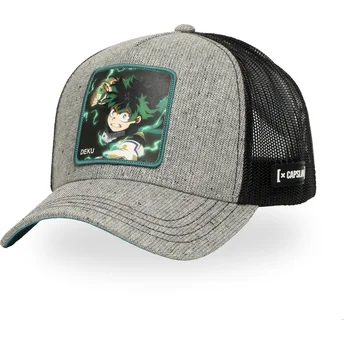 Gorra trucker gris Izuku Midoriya Deku MHA DEK My Hero Academia de Capslab