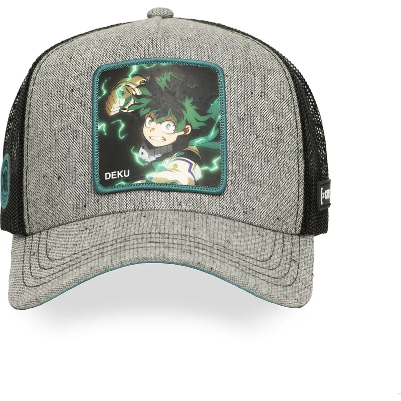trucker-cap-grau-izuku-midoriya-deku-mha-dek-my-hero-academia-von-capslab