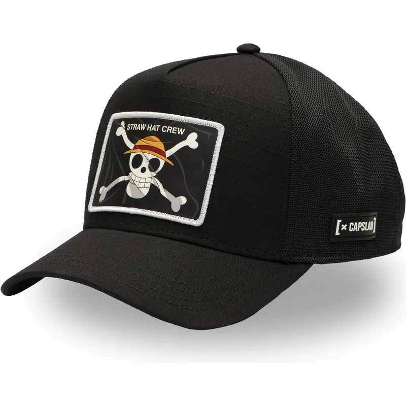 schwarze-trucker-cap-straw-hat-pirates-op5-fla-one-piece-von-capslab