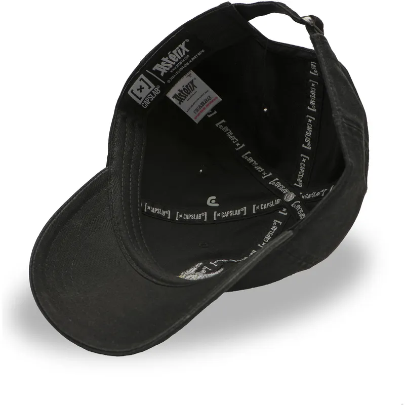 svart-bojd-justerbar-keps-ast1-ast-asterix-galliern-fran-capslab