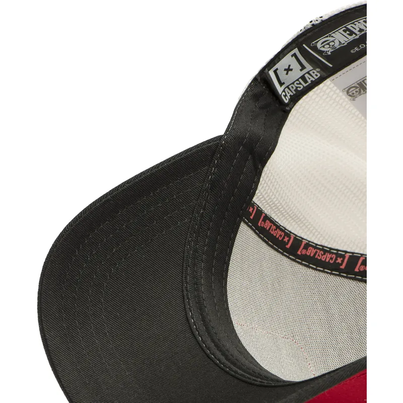 capslab-one-piece-op5-red-monkey-d-luffy-rot-weiss-schwarze-trucker-kappe