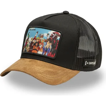Καπέλο τύπου trucker μαύρο και καφέ Jinchūriki JIN Naruto από Capslab