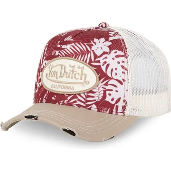 Casquette trucker rouge PRINT03 Von Dutch